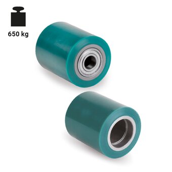 TR-79-R-TR-Roll palletwagenwielen van polyurethaan